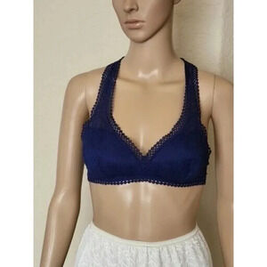 Victoria"s secret Lace blue racerback Bralette size S
